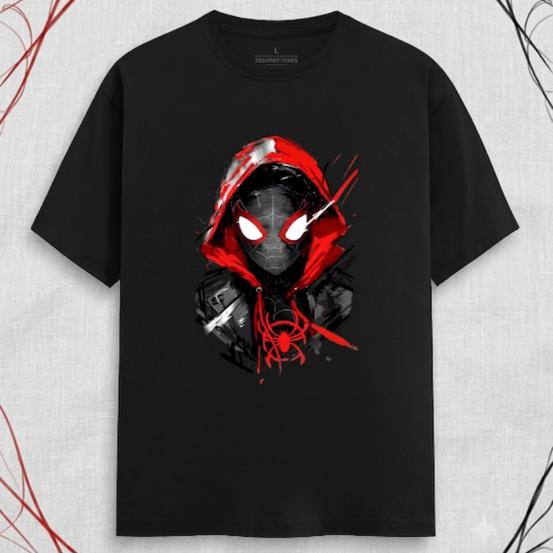 Red Hood Spider Hero Graphic Tee