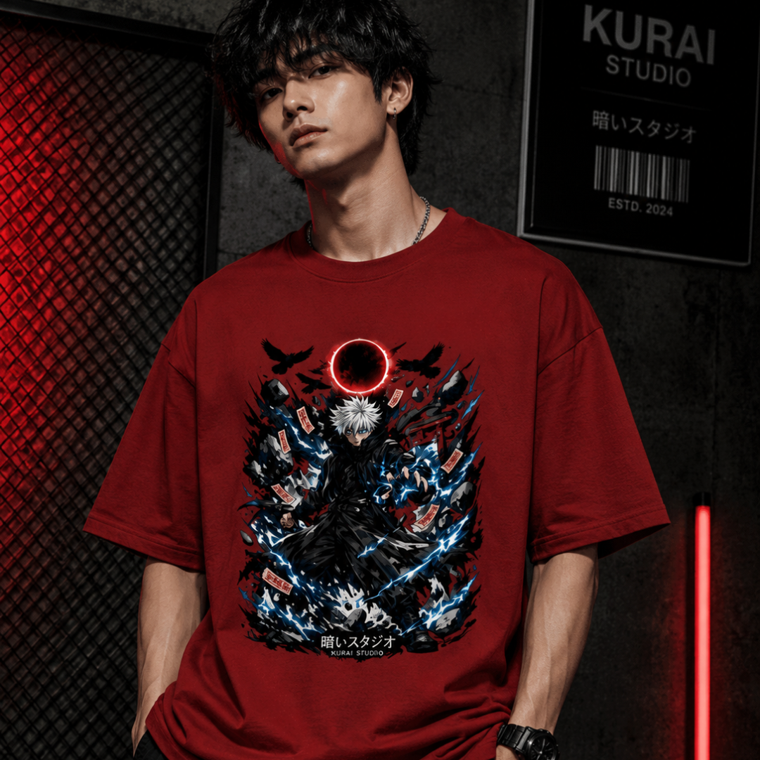 Cursed Ascension Anime Streetwear T-Shirt | Premium Oversized Graphic Tee | Kurai Studio (暗いスタジオ)