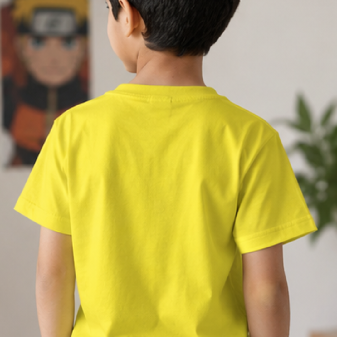 Anime Ninja Warrior Graphic T-Shirt | Kids Premium Cotton Printed Tee