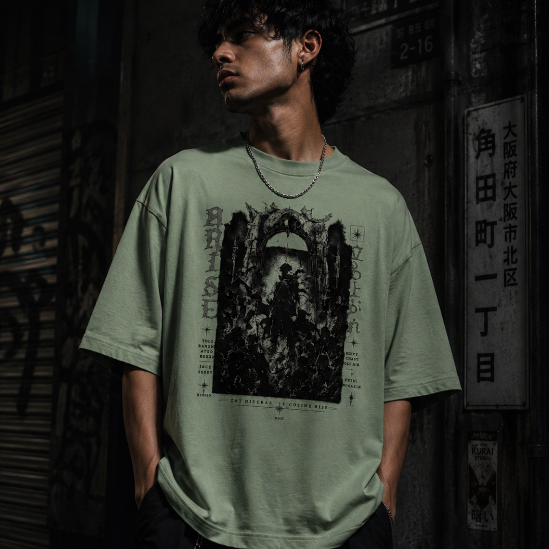 ARISE — Solo Leveling Inspired Oversized Tee