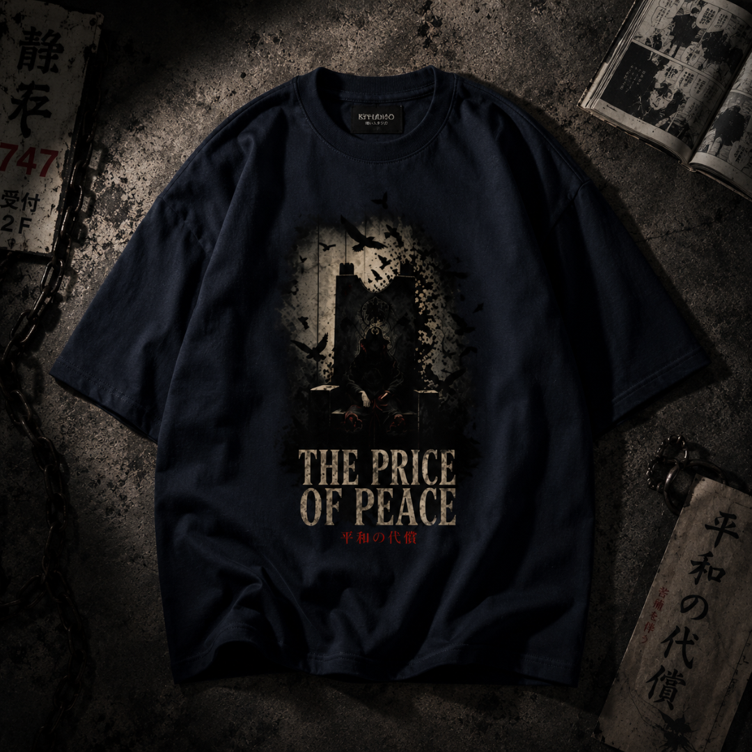 IACHI – The Price of Peace Oversized Anime Tee | Kurai Studio