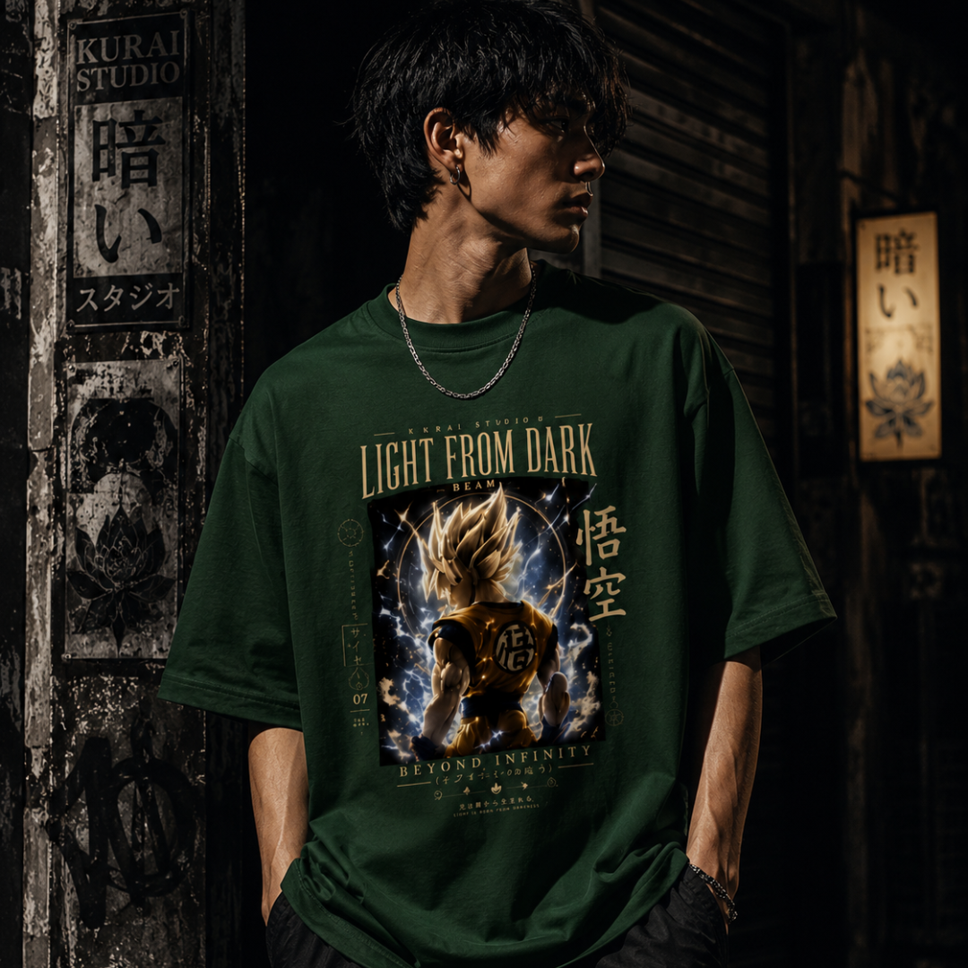 Beyond Infinity — Gojo Satoru Oversized Streetwear Tee